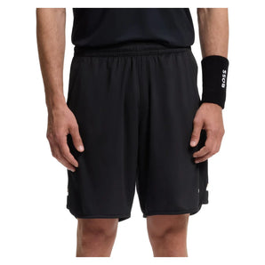 Men's TOC Game 9 inch Tennis Jersey Shorts Black, Hugo Boss, Tennis Express, 50563340-001F26-1
