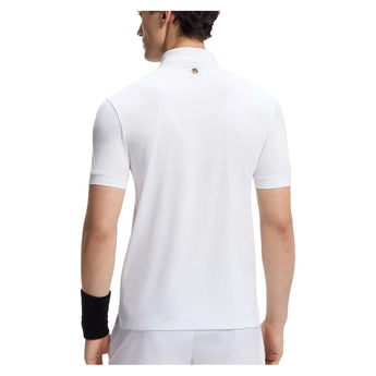 Men's TOC Game 3 Tennis Polo White,Apparel,Hugo Boss,,,Tennis Express,50563363-100F26-3