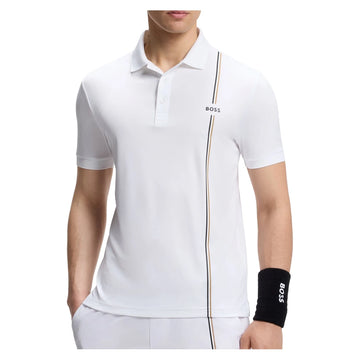 Men's TOC Game 3 Tennis Polo White