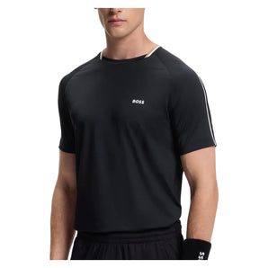 Men's TOC Court Tennis T-Shirt Black, Hugo Boss, Tennis Express, 50570006-001F26-1