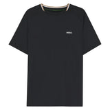 Men's TOC Court Tennis T-Shirt Black, Hugo Boss, Black, Tennis Express, 50570006-001F26-BLACK-1