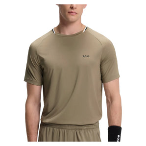 Men's TOC Court Tennis T-Shirt Light and Pastel Green, Hugo Boss, Light/Pastel Green, Tennis Express, 50570006-334F26-LIGHT-PASTEL-GREEN-1