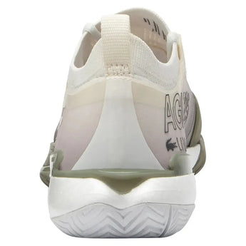 Women's AG-LT25 Lite Tennis Shoes Off White and Khaki-Footwear-Lacoste-50SFA0007-2R1F25-4-Tennis Express