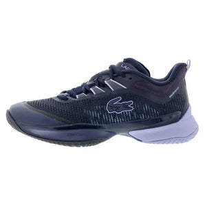 Women's AG-LT23 Ultra Tennis Shoes Navy and Light Purple-Footwear-Lacoste-50SFA0207-AIGF2502copy-Tennis Express