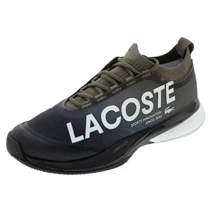 Men's AG-LT25 Lite Tennis Shoes Khaki and Black-Footwear-Lacoste-50SMA0011-5E5F25copy-Tennis Express