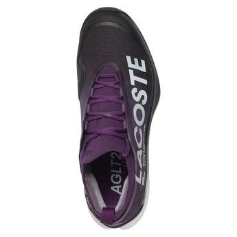 Men's AG-LT25 Lite Tennis Shoes Purple and Black-Footwear-Lacoste-50SMA0011-Z55F25-3-Tennis Express