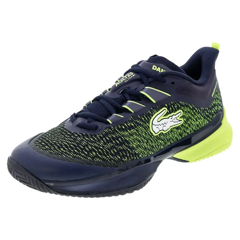 ミントン Men's Daniil Medvedev AG-LT23 Ultra Tennis Shoes Navy and Yellow