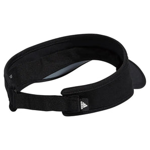 Men's Superlite 2 Visor Black and Silver Reflective-Apparel-Adidas-5153252-F21-2-Tennis Express