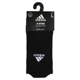5-Star Team Traxion Crew Socks Black and White-Socks-Adidas-5153858-S22-3-Tennis Express