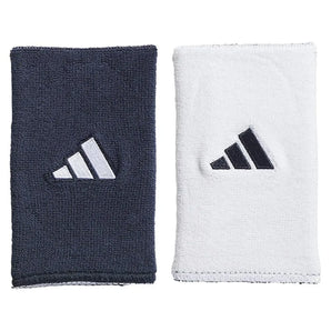 Interval Large Reversible 2.0 Wristband Collegiate Navy and White-Accessories-Adidas-5157213-1-Tennis Express