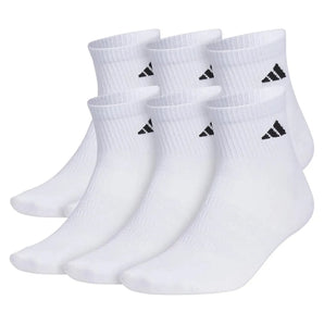 Men's Superlite 3.0 6 Pack Quarter Tennis Socks White and Black-Socks-Adidas-5157834-S24-1-Tennis Express