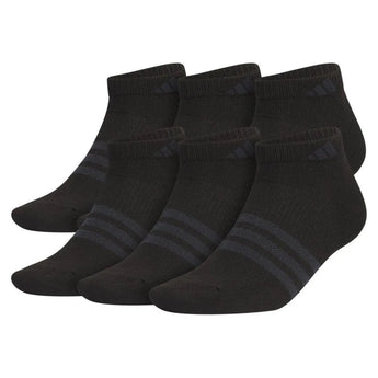 Men's Superlite 3.0 6 Pack Low Cut Tennis Socks Black and Night Grey-Socks-Adidas-5157896-S24-1-Tennis Express