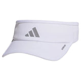 Women's Superlite 3 Visor White and Silver Metallic-Apparel-Adidas-5158626-S25-Tennis Express