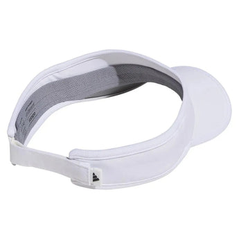 Men’s Superlite 3 Visor White and Black-Apparel-Adidas-5158680-2-Tennis Express