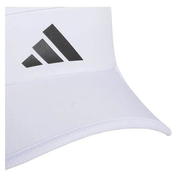 Men’s Superlite 3 Visor White and Black-Apparel-Adidas-5158680-6-Tennis Express
