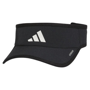 Men’s Superlite 3 Visor Black and White-Apparel-Adidas-5158694-1-Tennis Express