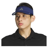 Men's Superlite 3 Visor Dark Blue and Grey Four-Apparel-Adidas-5159238_01_6a0af826-14ee-4dd4-9aa5-7a73e5b2a02f-Tennis Express