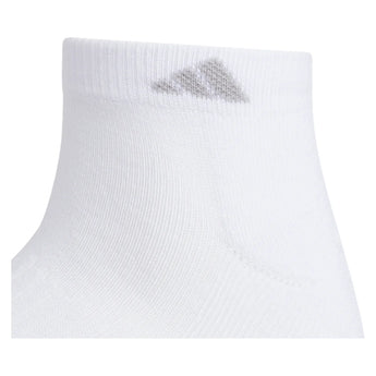Women's Classic Cushioned Low Cut Socks 6-Pack White and Clear Onix, Adidas, Tennis Express, 5162386-H26-2