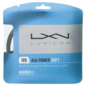 ALU Power Soft 17G Tennis String Silver-Strings-Luxilon-51819-DEFAULT-L-Tennis Express