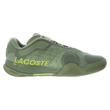 Women's AG-LT Pro Tennis Shoes Light Khaki and Green,Footwear,Lacoste,,,Tennis Express,51SFA0001-ANZ02copy