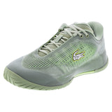 Women's AG-LT Pro Tennis Shoes Light Khaki and Green,Footwear,Lacoste,Light Khaki/Green,5,Tennis Express,51SFA0001-ANZcopy_500dbf80-e911-48a8-99ef-de03e051258b
