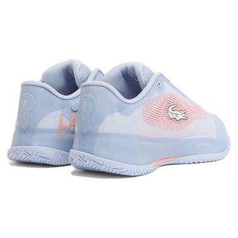 Women's AG-LT Pro Tennis Shoes Light Blue and Pink,Footwear,Lacoste,,,Tennis Express,51SFA0002_3D4_2