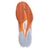 Women's CLAY Court AG-LT25 Lite Tennis Shoes Light Blue and Orange,Footwear,Lacoste,,,Tennis Express,51SFA0011_AMJ_7