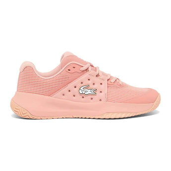 Women's Power Serve Tennis Shoes Pink-Footwear-Lacoste-51SFA0016-13C-2-Tennis Express
