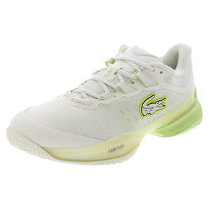Men's AG-LT Ultra Tennis Shoes Off White and Light Green-Footwear-Lacoste-51SMA0008-WP2copy-Tennis Express