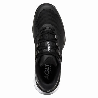 Men's AG-LT Ultra Clay Tennis Shoes Black and White-Footwear-Lacoste-51SMA0014-312-3-Tennis Express