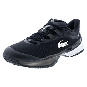 Men's AG-LT Ultra Clay Tennis Shoes Black and White-Footwear-Lacoste-51SMA0014-312copy-Tennis Express