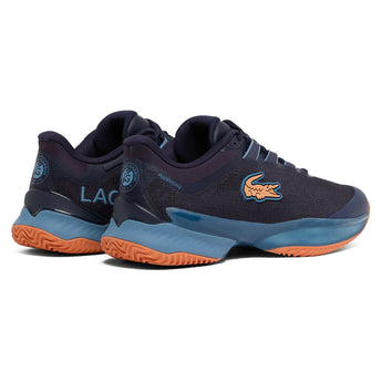 Men's AG-LT Ultra Tennis Shoes Dark Blue and Orange,Footwear,Lacoste,,,Tennis Express,51SMA0226_325-4