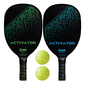 Activator Wood 2 Player Pickleball Paddle Set-Racquets-Franklin Sports-52742-Tennis Express