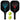 Jet Aluminum Pickleball Paddles and Balls 2 Player Set-Racquets-Franklin Sports-52745-x-Tennis Express