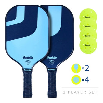 Dagger PP 2 Player Pickleball Paddle Set-Racquets-Franklin Sports-52755-2-Tennis Express