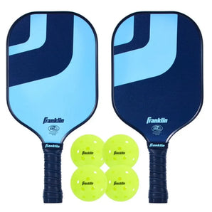 Dagger PP 2 Player Pickleball Paddle Set-Racquets-Franklin Sports-52755-Tennis Express