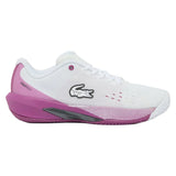 Women's AG-LT EVO Tennis Shoes White and Purple, Lacoste, White/Purple, Tennis Express, 52SFA0052-Z54F26-WHITE-PURPLE-1