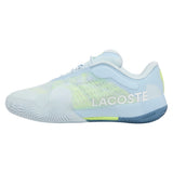 Women's AG-LT Pro Tennis Shoes Light Blue and Yellow,Footwear,Lacoste,,,Tennis Express,52SFA0121_AMI-2