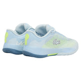 Women's AG-LT Pro Tennis Shoes Light Blue and Yellow,Footwear,Lacoste,,,Tennis Express,52SFA0121_AMI-5