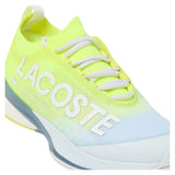 Women's AG-LT25 Lite Tennis Shoes Light Blue and Yellow,Footwear,Lacoste,,,Tennis Express,52SFA0143-AMIF26-6