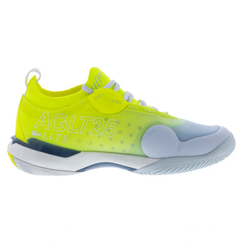 Women's AG-LT25 Lite Tennis Shoes Light Blue and Yellow,Footwear,Lacoste,,,Tennis Express,52SFA0143-AMIF2602copy
