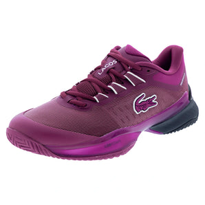 Women's AG-LT Ultra Tennis Shoes Purple and Navy,Footwear,Lacoste,Purple/Navy,5,Tennis Express,52SFA0147-ACRF26copy
