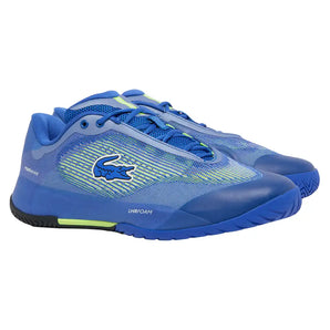Men's AG-LT Pro Tennis Shoes Blue and Yellow,Footwear,Lacoste,Blue/Yellow,7,Tennis Express,52SMA0065-2S1F26-y