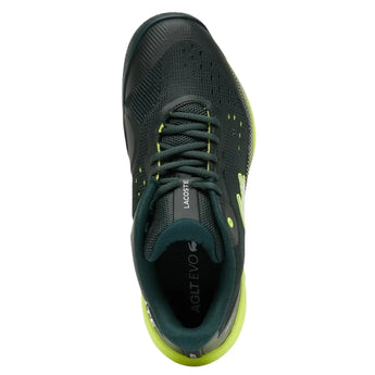 Men's AG-LT EVO Tennis Shoes Dark Green and Yellow,Footwear,Lacoste,,,Tennis Express,52SMA0070-AB3F26