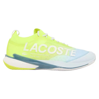 Men's AG-LT25 Lite Tennis Shoes Light Blue and Yellow,Footwear,Lacoste,,,Tennis Express,52SMA0102-AMIF26-1.1