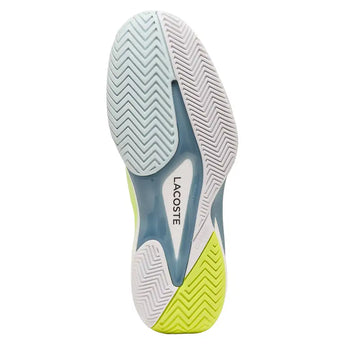 Men's AG-LT25 Lite Tennis Shoes Light Blue and Yellow,Footwear,Lacoste,,,Tennis Express,52SMA0102-AMIF26-5