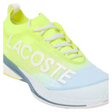 Men's AG-LT25 Lite Tennis Shoes Light Blue and Yellow,Footwear,Lacoste,,,Tennis Express,52SMA0102-AMIF26-6
