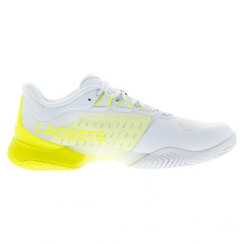 Men's AG-LT Ultra Tennis Shoes White and Yellow,Footwear,Lacoste,,,Tennis Express,52SMA0106-V05F2602copy