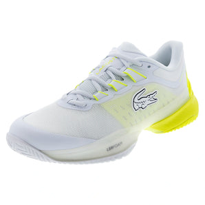 Men's AG-LT Ultra Tennis Shoes White and Yellow,Footwear,Lacoste,White/Yellow,7,Tennis Express,52SMA0106-V05F26copy