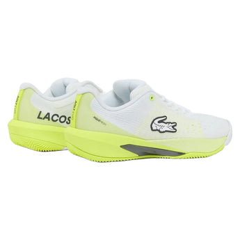 Men's AG-LT EVO Tennis Shoes White and Yellow, Lacoste, Tennis Express, 52SMA0156-V05F26-2